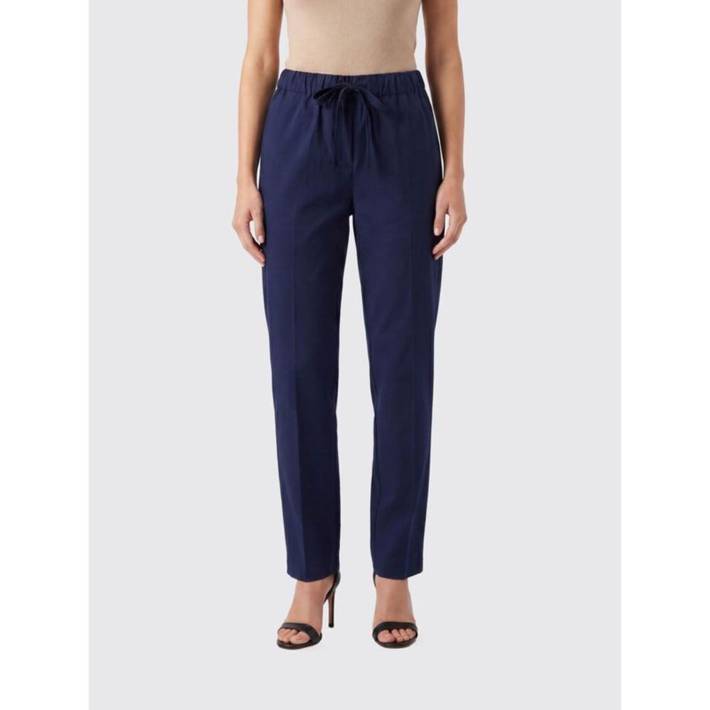 Semicouture Pants Woman Blue